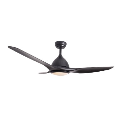 ΑΝΕΜΙΣΤΗΡΑΣ ΟΡΟΦΗΣ ΜΕ ΦΩΣ DIM ΜΑΥΡΟΣ ΜΕ 3 ΠΤΕΡΥΓΙΑ ABS ΤΗΛΕΧΕΙΡΙΣΤΗΡΙΟ & ΧΡΟΝΟΔΙΑΚΟΠΤΗ LED 18W CCT 2190LM  DC 40W Φ1300xΥ510mm