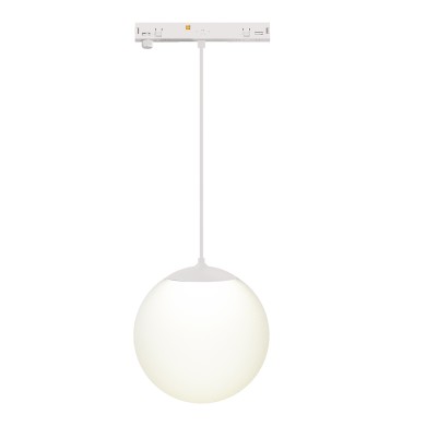 MINI White Magnetic Pendant Light 24V DC 7W 3000K 650LM Φ100x1000mm Opal Glass 5YRS
