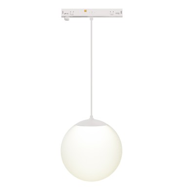 MINI White Magnetic Pendant Light 24V DC 7W 4000K 650LM Φ100x1000mm Opal Glass 5YRS
