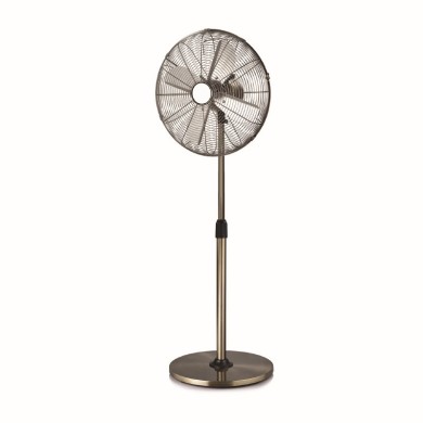 STAND FAN, METALLIC, NIKEL WITH 4 SILVER BLADES, DIAM45, AC 60W
