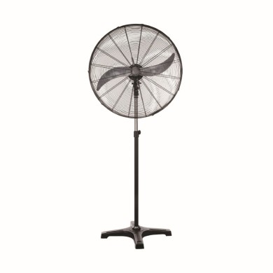 INDUSTRIAL STAND FAN, METALLIC, BLACK WITH 2 BLACK BLADES, DIAM65, AC 150W