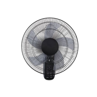 WALL FAN, BLACK WITH 5 TRANSPARENT BLADES, REMOTE CONTROL, TIMER, DIAM45, AC 50W
