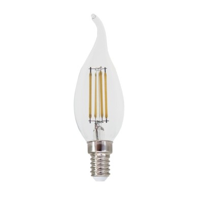 LED FILAMENT E14  DIM C35 5W TIP 2700K 230V AC 680LM RA80 30000H 360°