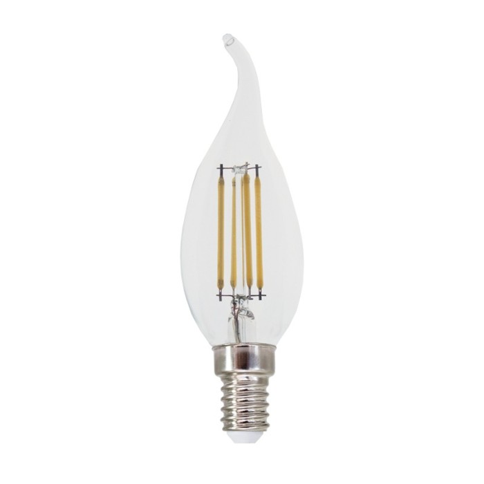 LED FILAMENT E14  DIM C35 5W TIP 2700K 230V AC 680LM RA80 30000H 360°