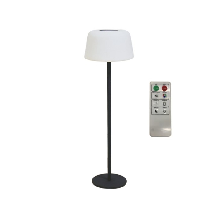 SOLAR/RECHARGEABLE RGBW LED FLOOR LAMP D30*H15CM IP65 LiFePO4 2000mAh