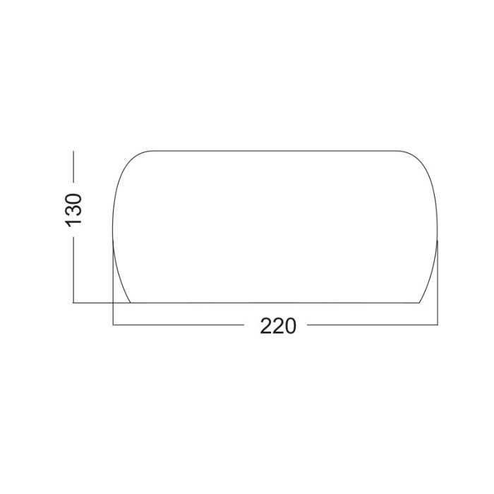 NETTO ΦΩΤΙΣΤΙΚΟ ΕΠΙΤΟΙΧΟ ΧΡΩΜΙΟ ΜΕΤΑΛΛΙΚΟ ΣΥΜΒΑΤΙΚΟ 2ΧG9 IP20 Φ220Χ130mm