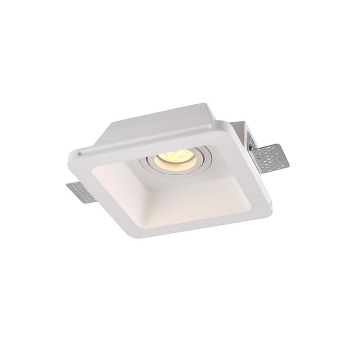SQUARE MOVABLE GYPSUM TRIMLESS SPOT LUMINAIRE AARI GU10 