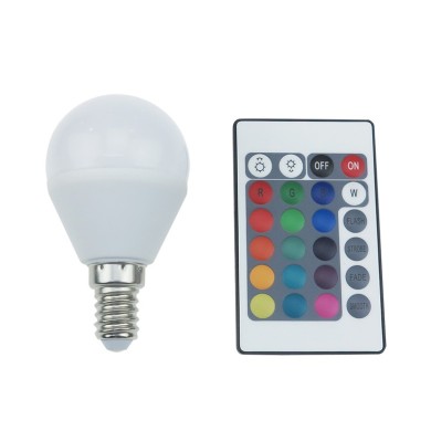 LED SMD 4W IR RGB 3000K 230V AC 300LM RA80 30000HRS 270° 1xE14 