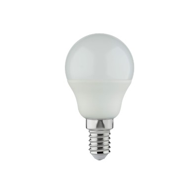 LED SMD G45 4,9W 6500K 150° 198-250V AC 470LM RA80 1xE14 2YEARS OPAL 45x82mm
