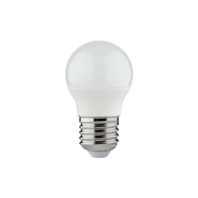 LED SMD G45 6,5W 4000K 150° 198-250V AC 806LM RA80 1xE27 2YEARS OPAL 45x77mm
