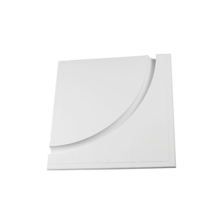 GYPSUM TRIMLESS LUMINAIRE ANDIE 1/2 CIRCLE 84x42x5CM 