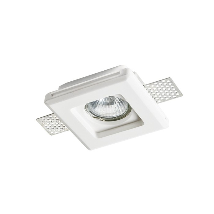 SQUARE GYPSUM TRIMLESS SPOT LUMINAIRE ERIN GU10