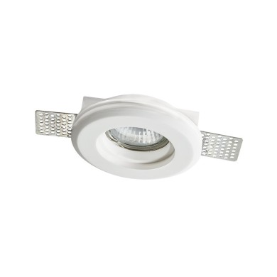 ROUND GYPSUM TRIMLESS SPOT LUMINAIRE ERIN GU10 