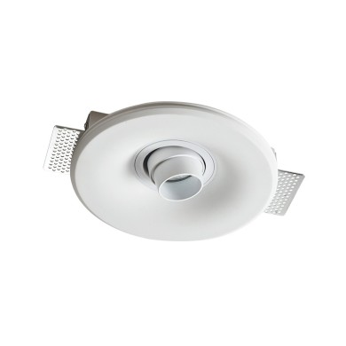 ROUND MOVABLE GYPSUM TRIMLESS SPOT LUMINAIRE CARLY GU10 