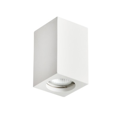 SQUARE GYPSUM CEILING LUMINAIRE RUTH GU10 70x70x112 
