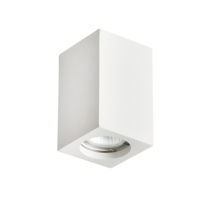 SQUARE GYPSUM CEILING LUMINAIRE RUTH GU10 70x70x112 