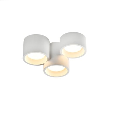 GYPSUM 3 ROUNDS CEILING LIGHT NATURAL 260*170*150 GENI 3*GX53