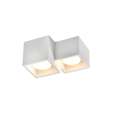 GYPSUM 2 SQUARE CEILING LIGHT NATURAL 265*235*150 GENI 2*GX53