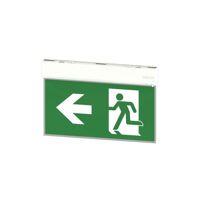 NON OR MAINTAINED "RIGHT/LEFT" EMERGENCY LED IP20 2W/0.4W (EP) 3HRS 40LM 6000K 230VAC, WITH TEST BUTTON