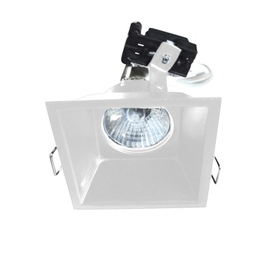 ΣΠΟΤ ΧΩΝΕΥΤΟ ΚΙΝΗΤΟ ΚΡΥΦΟΥ ΦΩΤΙΣΜΟΥ ΣΥΜΒΑΤΙΚΟ GU10 &  LED ΛΕΥΚΟ IP20 88x88mm