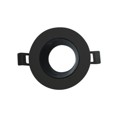 ΣΠΟΤ ΚΕΝΟ ΧΩΝΕΥΤΟ ΦΩΤΙΣΜΟΥ ΑΛΟΥΜΙΝΙΟ ΜΑΥΡΟ IP20 Φ87x87mm