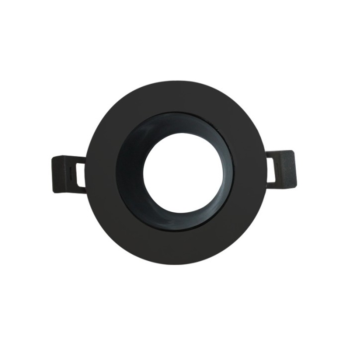 ΣΠΟΤ ΚΕΝΟ ΧΩΝΕΥΤΟ ΦΩΤΙΣΜΟΥ ΑΛΟΥΜΙΝΙΟ ΜΑΥΡΟ IP20 Φ87x87mm