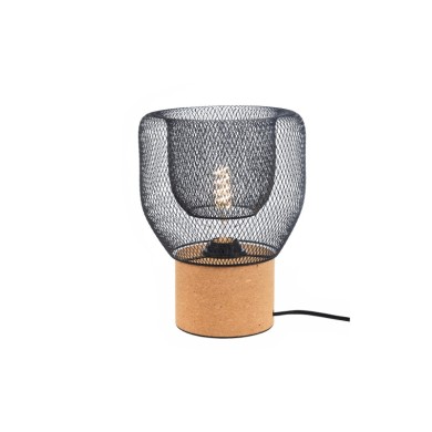 NETTO ΦΩΤΙΣΤΙΚΟ ΕΠΙΤΡΑΠΕΖΙΟ ΜΑΥΡΟ ΜΑΤ ΦΕΛΛΟΣ ΣΥΜΒΑΤΙΚΟ 1ΧΕ27 IP20 Φ216Χ270mm