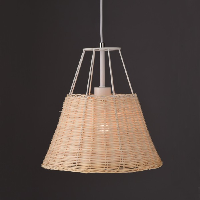 NETTO ΦΩΤΙΣΤΙΚΟ ΚΡΕΜΑΣΤΟ ΛΕΥΚΟ ΜΑΤ ΜΕΤΑΛΛΙΚΟ ΣΥΜΒΑΤΙΚΟ 1ΧΕ27 IP20 Φ300Χ1200mm