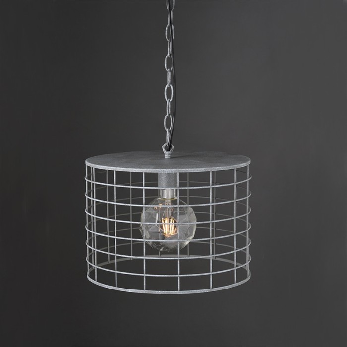 NETTO ΦΩΤΙΣΤΙΚΟ ΚΡΕΜΑΣΤΟ ΑΠΟΧΡΩΣΗ ΤΣΙΜΕΝΤΟΥ ΜΕΤΑΛΛΙΚΟ ΣΥΜΒΑΤΙΚΟ 1ΧΕ27 IP20 Φ350Χ1200mm