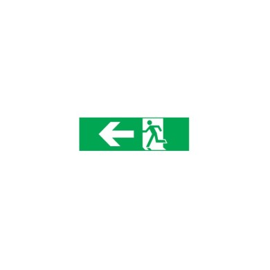 ARROW LEFT STICKER FOR EXIT/EMERGENCY LIGHTING