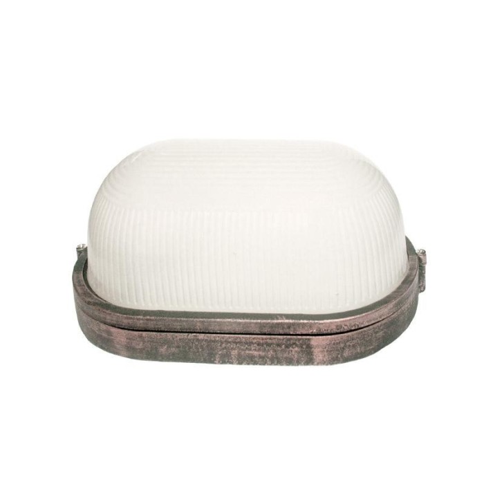 BULK HEAD E27 272MM RUST WITHOUT GRID