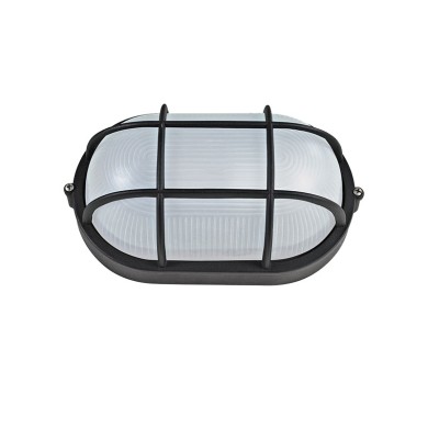 BULKHEAD E27 208mm BLACK WITH RAL C0026