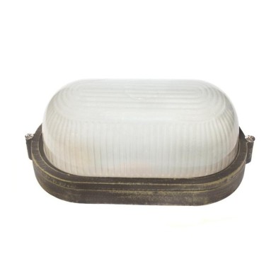 BULK HEAD Ε27 192mm GOLD BLACK WITHOUT GRID