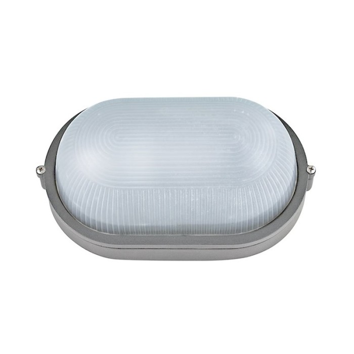 BULKHEAD OVAL 21cmX.  DARK SANDY GREY RAL7016M