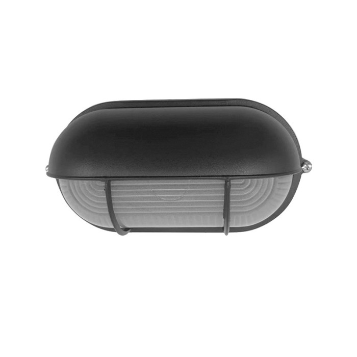 BULKHEAD GREY IP54 E27 60W RAL7016M
