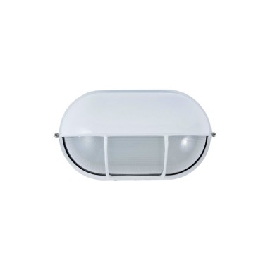 BULKHEAD WHITE IP54 E27 60W RAL C3619M