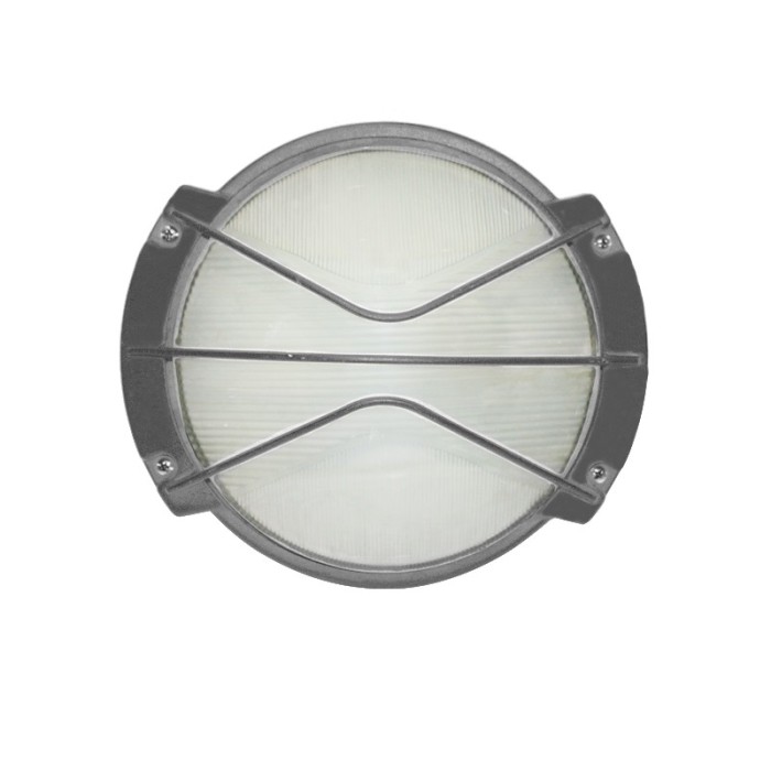 BULKHEAD GREY  IP45  Ε27 100W