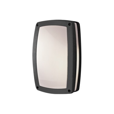 CUBE II - ΑΠΛΙΚΑ ΕΞΩΤΕΡΙΚΟΥ ΧΩΡΟΥ ΑΛΟΥΜΙΝΙΟ ΑΜΜΩΔΕΣ ΓΚΡΙ ΣΥΜΒΑΤΙΚΟ 2xE27 IP54 290x87x180mm