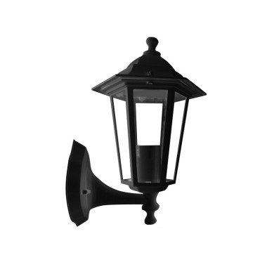 WALL LATERN LAMP BLACK IR44 E27 60W BLACK IR44 E27 60W ABOVE RAL C0026