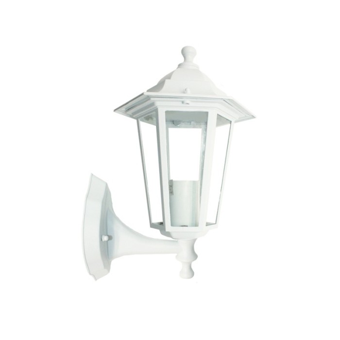 WALL LATERN LAMP WHITE EX. UPPER 216X305 RAL C3619M
