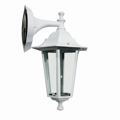WALL LATERN LAMP WHITE EX. BOTTOM 216X305 RAL C3619M