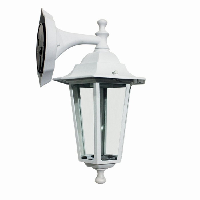 WALL LATERN LAMP WHITE EX. BOTTOM 216X305 RAL C3619M