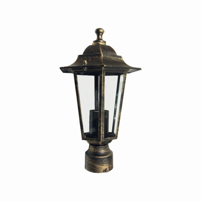 HEAD FOR SMALL COLUMN GOLD-BLACK