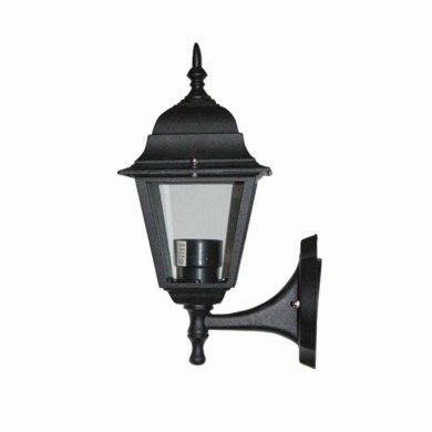 WALL LATERN LAMP BLACK IR44 E27 60W WALL LIGHT BLACK IR44 E27 60W TOP RAL C0026