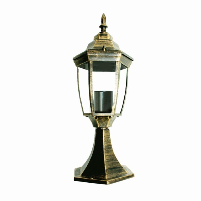 GARDEN LIGHT BLACK-GOLD IP44