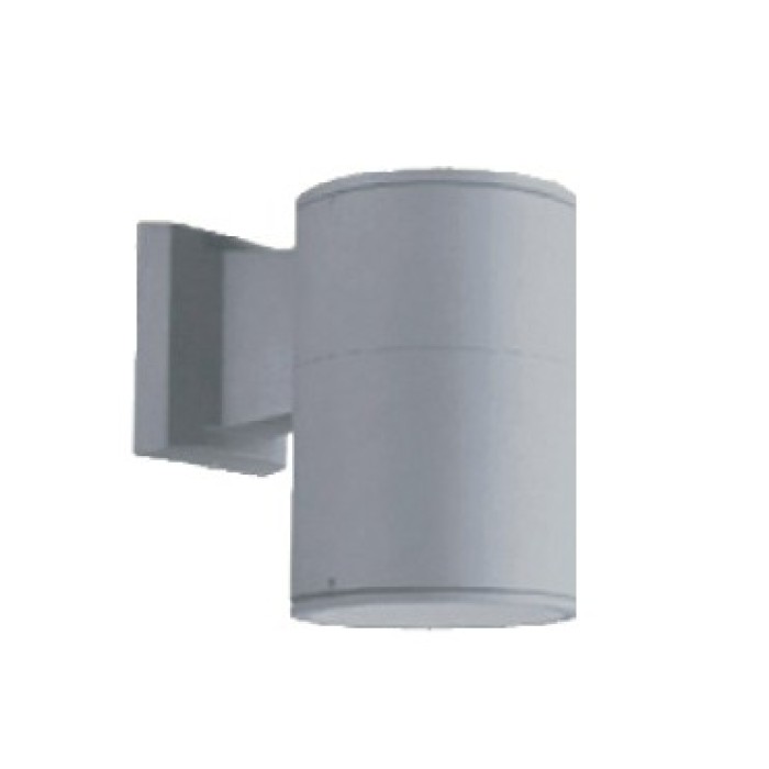 ΣΠΟΤ ΤΟΙΧΟΥ ΑΛΟΥΜΙΝΙΟ ΓΚΡΙ ΣΥΜΒΑΤΙΚΟ 1xE27 IP54 173x108x174mm
