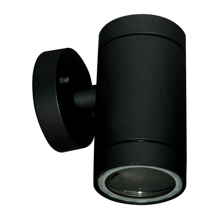 ΣΠΟΤ ΣΤΡΟΓΓΥΛΟ GU10 IP65 ΜΑΥΡΟ