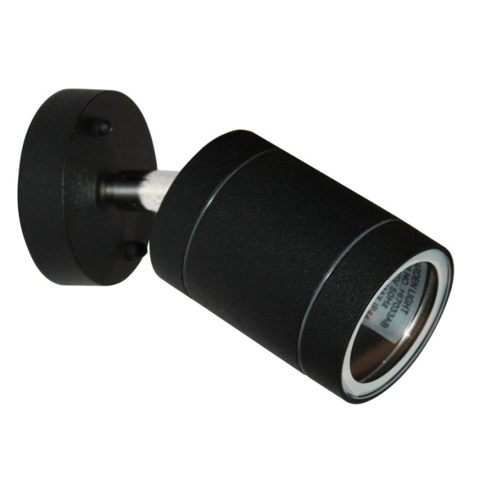ALUMINIUM SPOTLIGHT GU10 BLACK WITH KEY RAL C0026