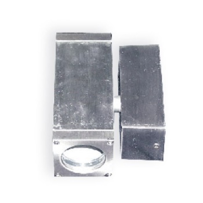 ΣΠΟΤ ΤΟΙΧΟΥ ΑΛΟΥΜΙΝΙΟ ΝΙΚΕΛ ΜΑΤ ΣΥΜΒΑΤΙΚΟ 1xMR16 IP64 Φ65x200mm