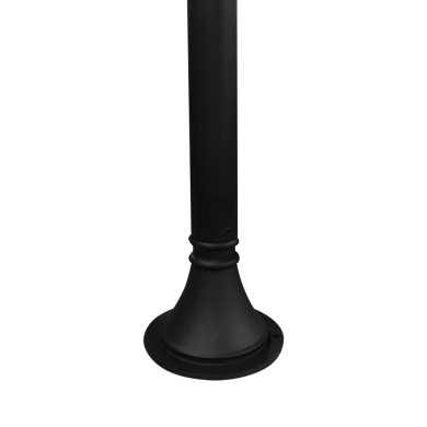 SMALL POLE 0.50 met. WITH BASE FOR ALUMINUM LIGHTS BLACK RAL C0026